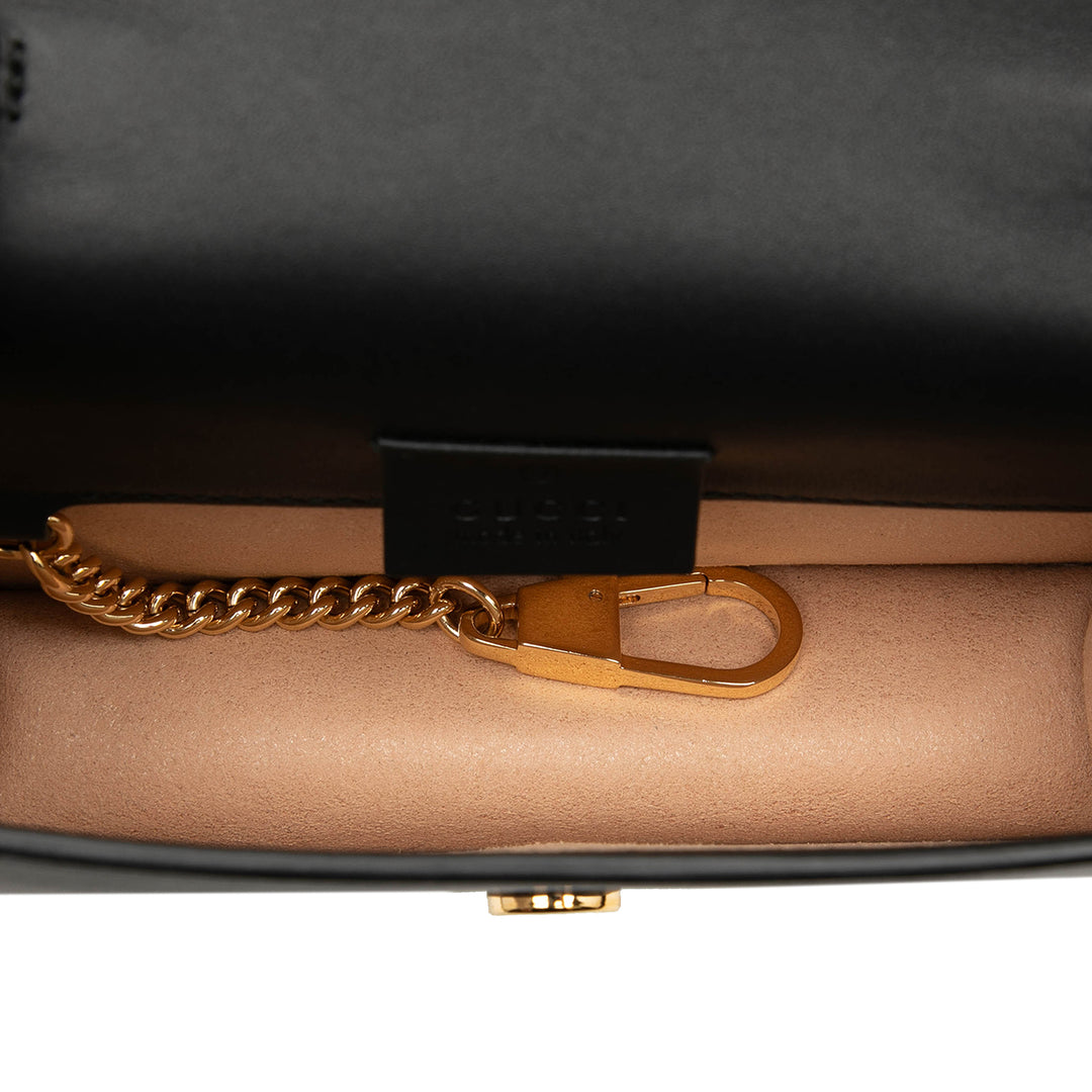 Gucci Super Mini Cuir Sylvie Chain Sac porté croisé