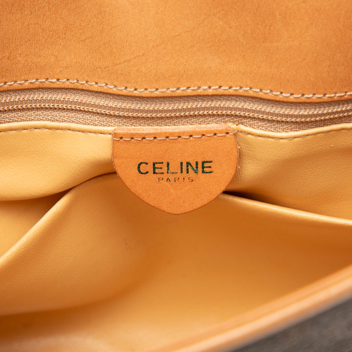 Celine Macadam Horse Carriage Sac Toile enduite