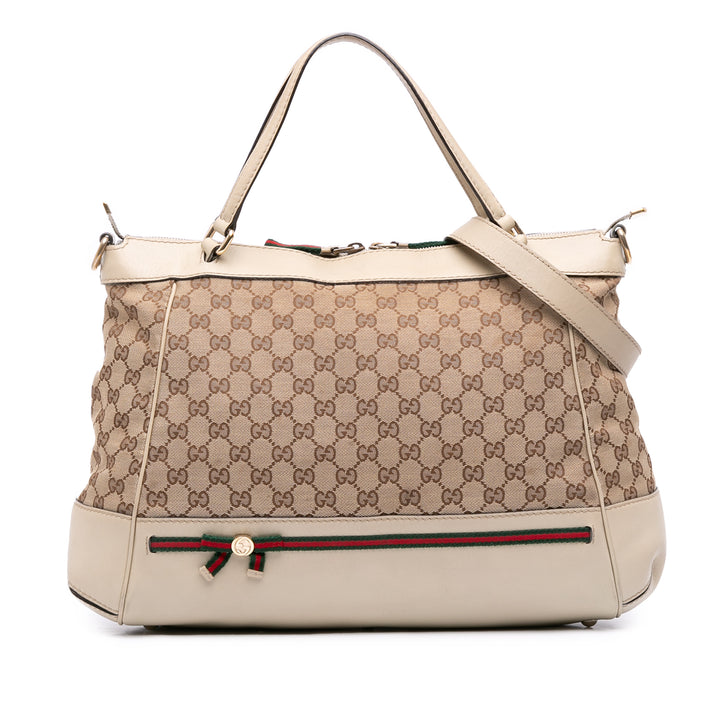 Gucci GG Toile Web Mayfair Sac cartable