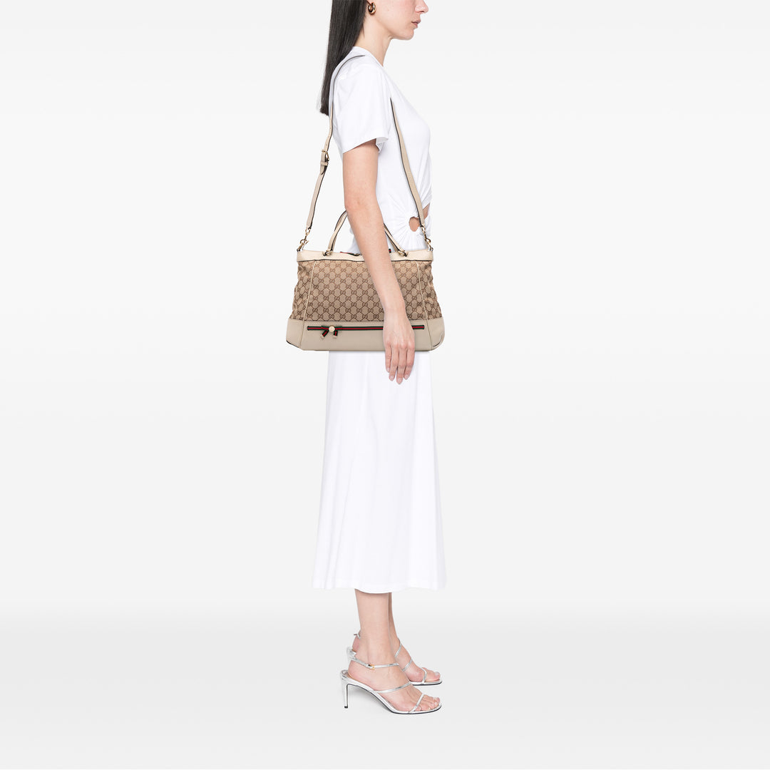 Gucci GG Toile Web Mayfair Sac cartable