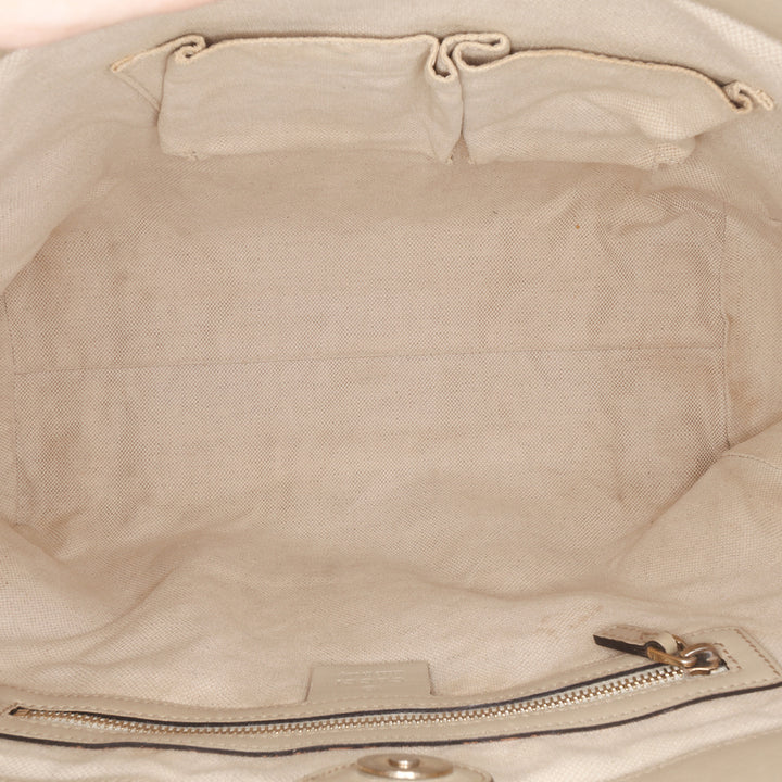 GG Canvas Mayfair Tote Brown - Gaby Paris