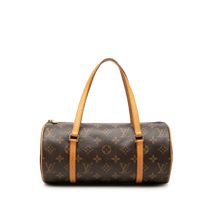 Louis Vuitton Papillon 28 Monogram Marron – vue principale – GABY PARIS