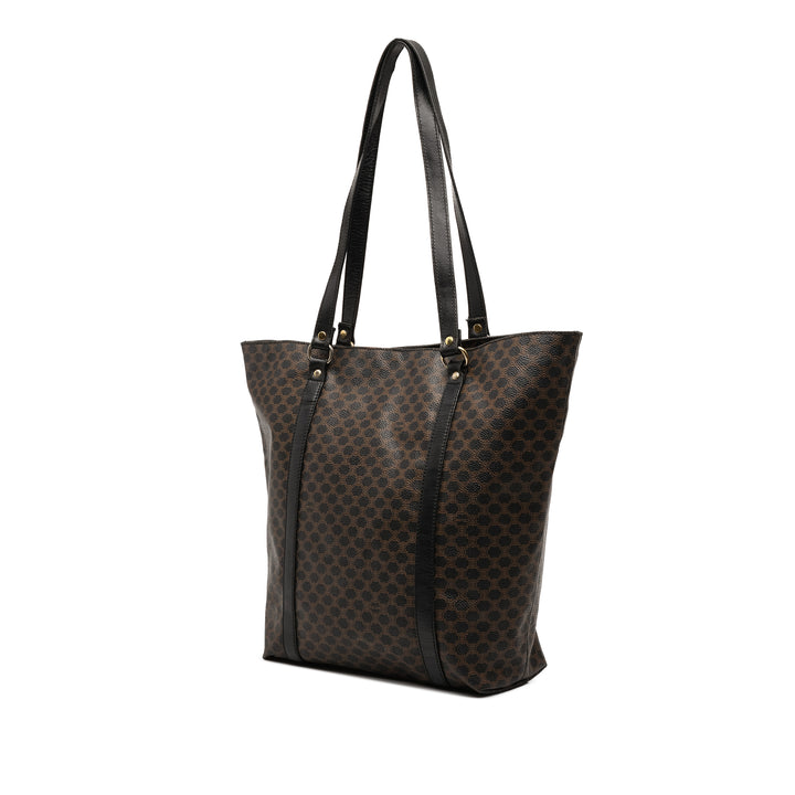 Celine Macadam Cabas Toile enduite Marron