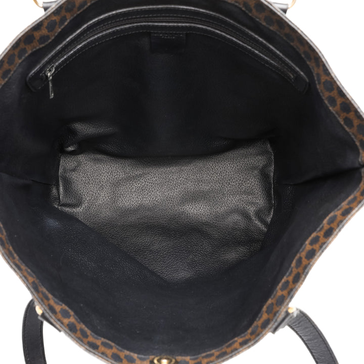 Celine Macadam Cabas Toile enduite Marron