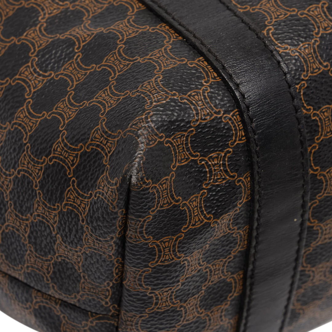 Celine Macadam Cabas Toile enduite Marron