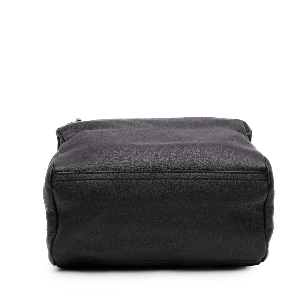 Grommets Pandora Sac Petit Cuir de chèvre Noir