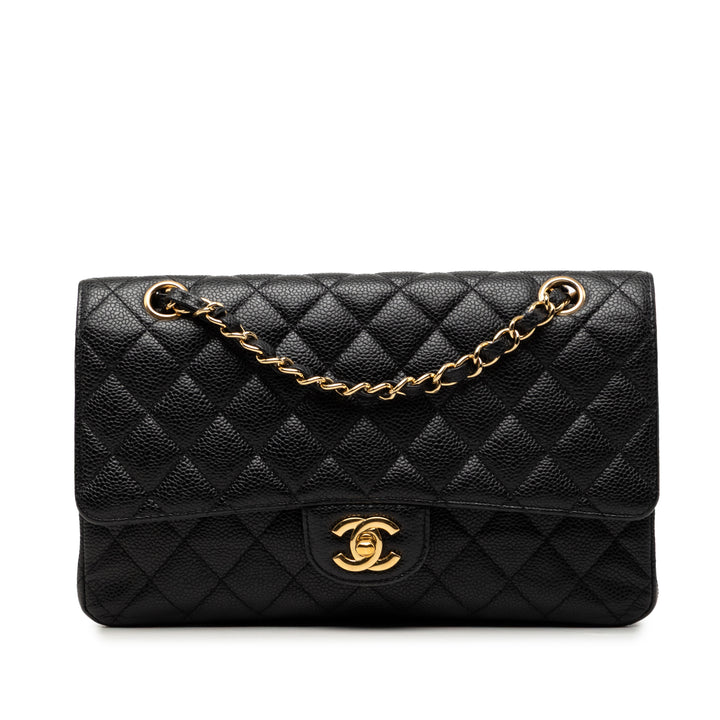 Chanel Medium Classic Caviar Double rabat