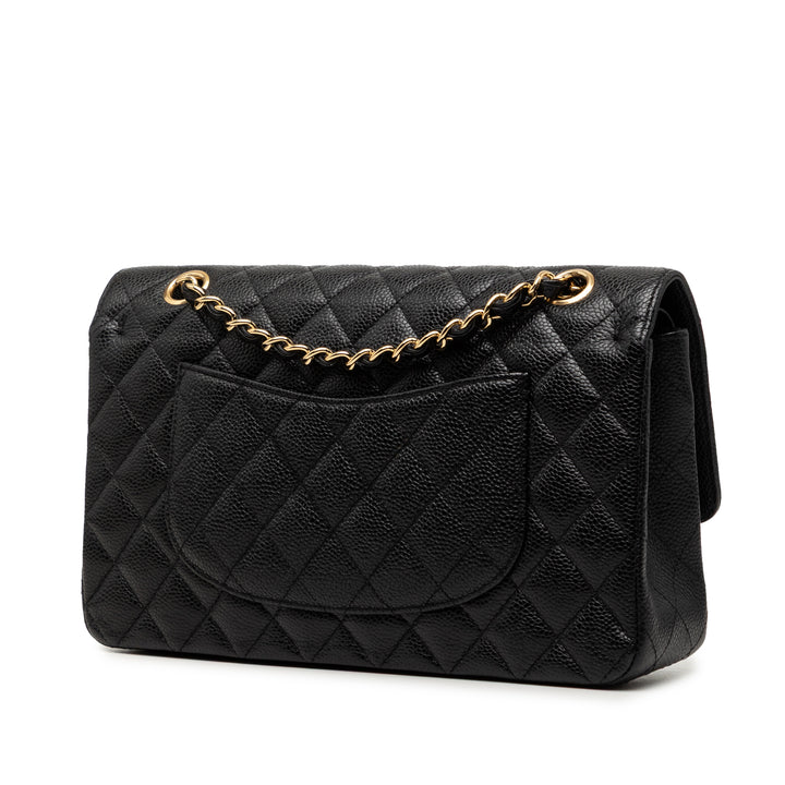 Chanel Medium Classic Caviar Double rabat