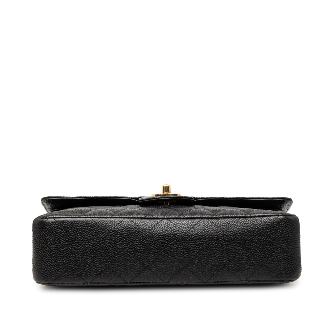Chanel Medium Classic Caviar Double rabat