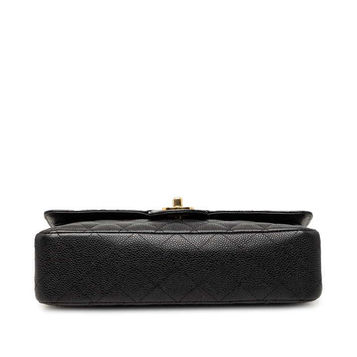 Chanel Medium Classic Caviar Double rabat