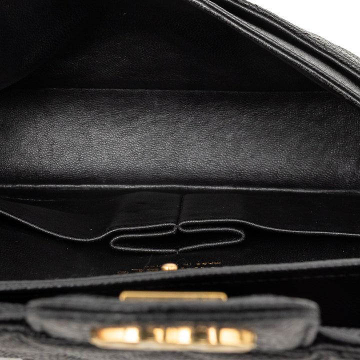 Chanel Medium Classic Caviar Double rabat