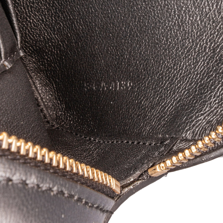 Leather Crecy Belt Bag Black - Gaby Paris