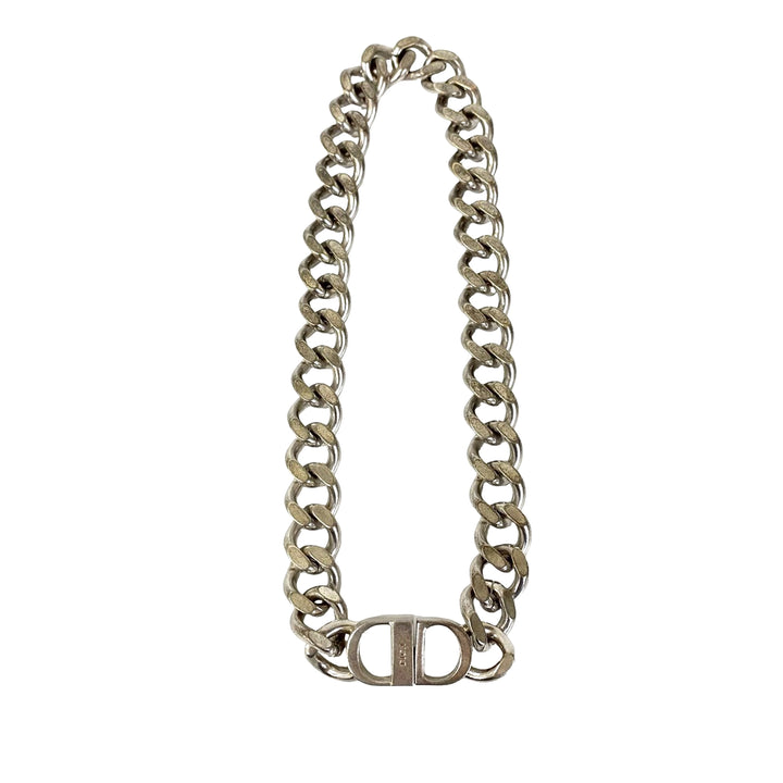 Dior plaqué CD Logo Chain Link Collier