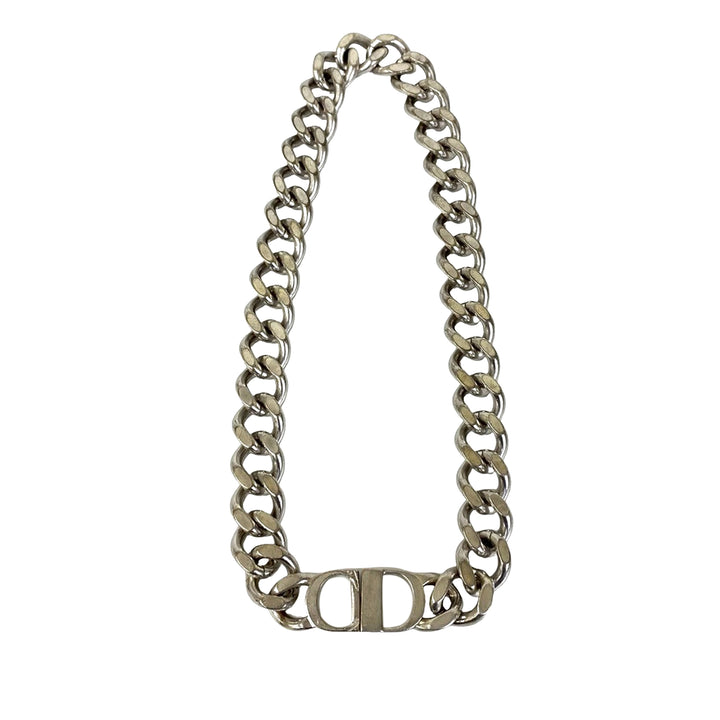 Dior plaqué CD Logo Chain Link Collier