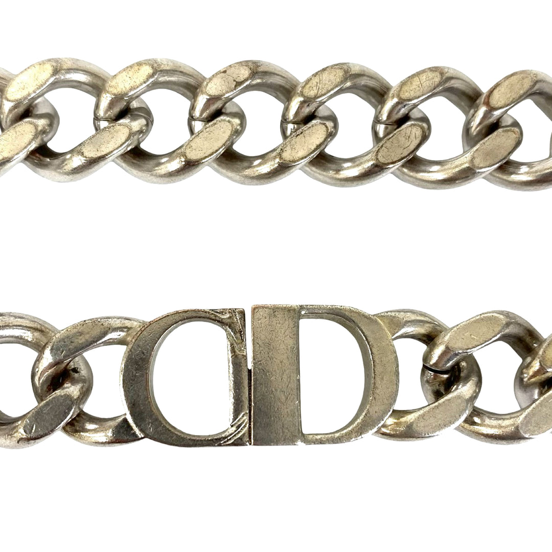 Dior plaqué CD Logo Chain Link Collier