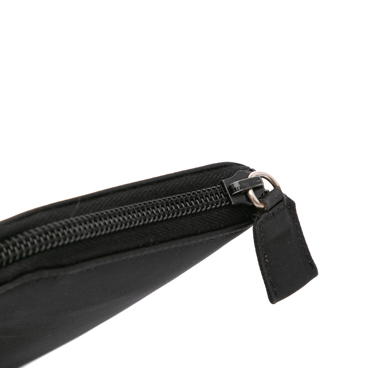 Tessuto Zip Around Long Wallet Black - Gaby Paris