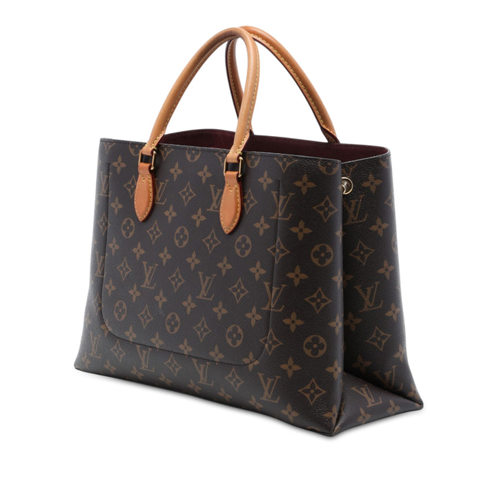 Flower Cabas Monogram Marron