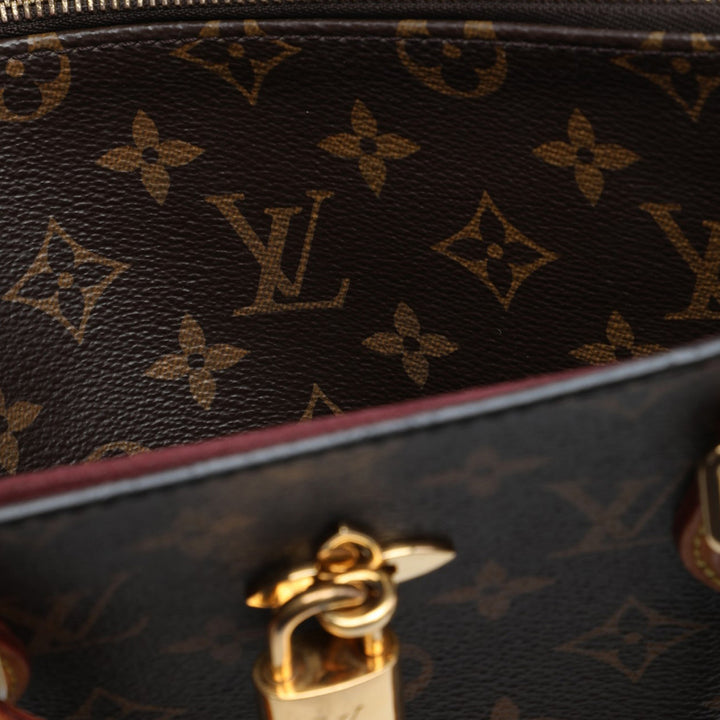 Flower Cabas Monogram Marron