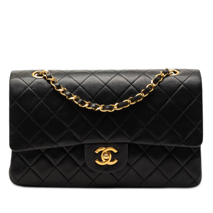 Chanel Medium Classic Cuir d’agneau Double rabat