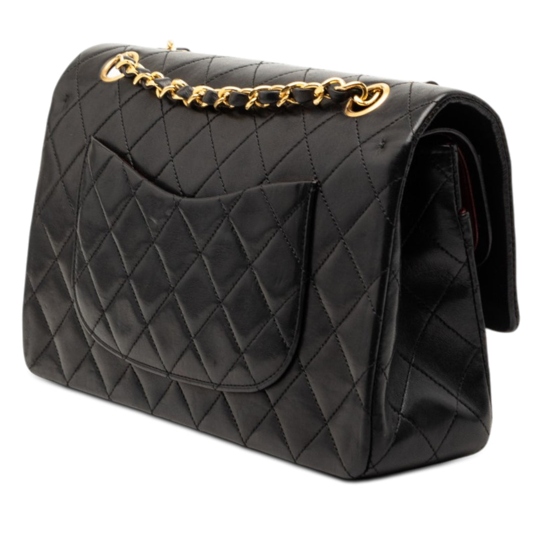 Chanel Medium Classic Cuir d’agneau Double rabat