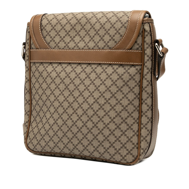 Gucci Diamante Coated Toile Sac porté croisé