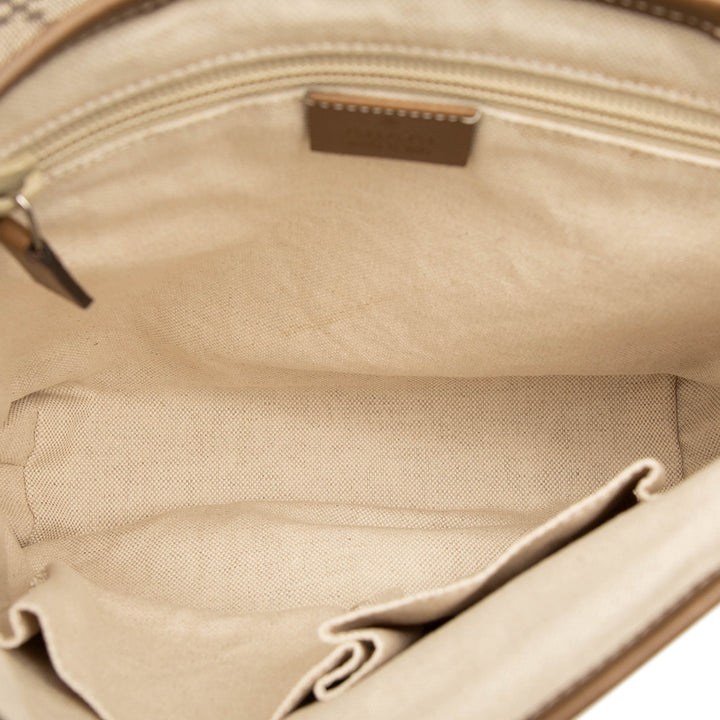 Gucci Diamante Coated Toile Sac porté croisé