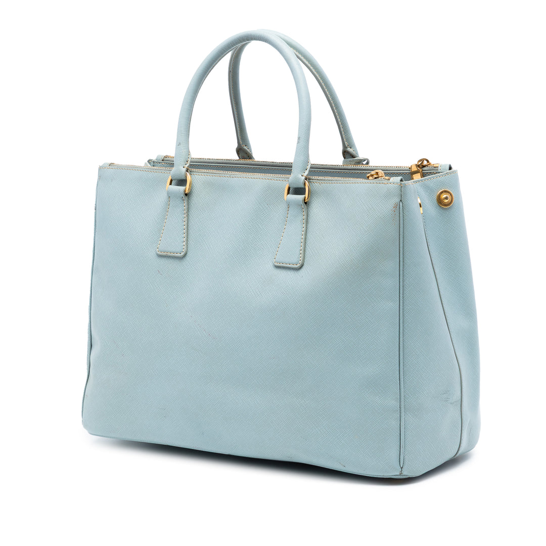 Prada Large Saffiano Lux Galleria Double Zip Sac