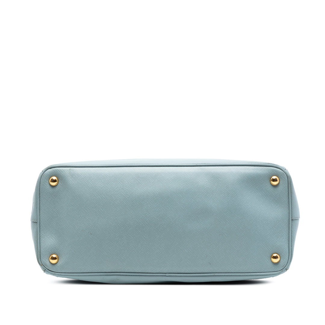 Prada Large Saffiano Lux Galleria Double Zip Sac