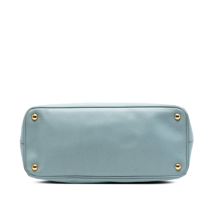 Prada Large Saffiano Lux Galleria Double Zip Sac