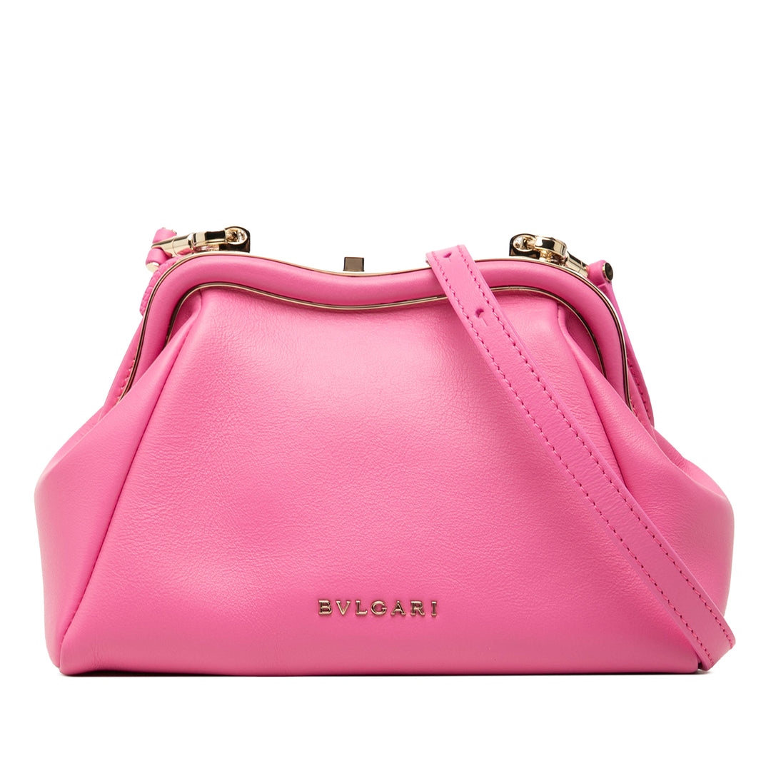 Bvlgari Pochette Serpentine Rose – vue principale – GABY PARIS