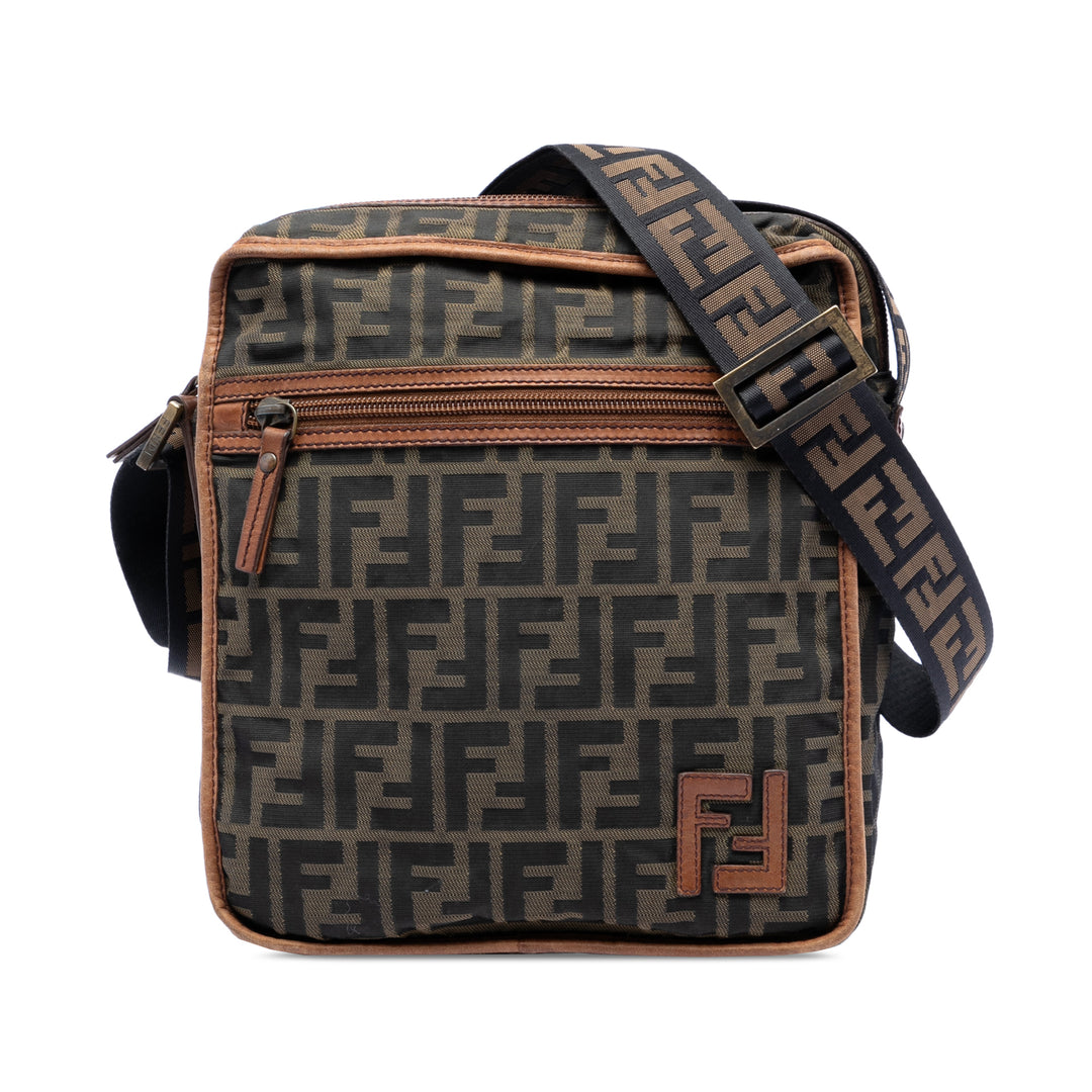 Fendi Zucca Toile Sac porté croisé