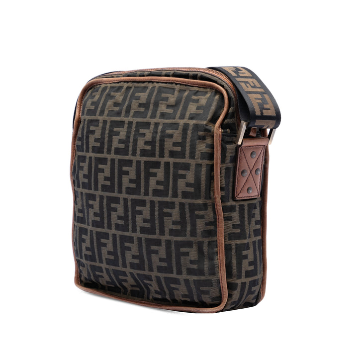 Fendi Zucca Toile Sac porté croisé