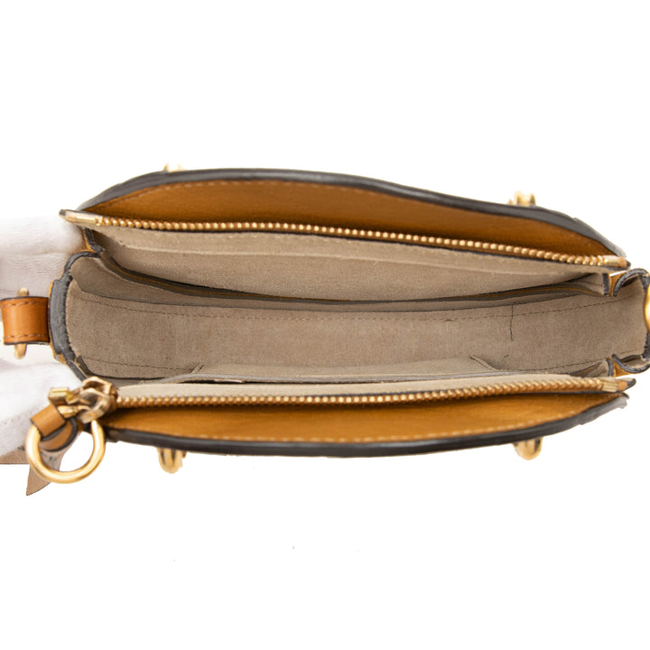 Chloé Pixie Sac Petit Cuir de veau Jaune – vue 4 – GABY PARIS