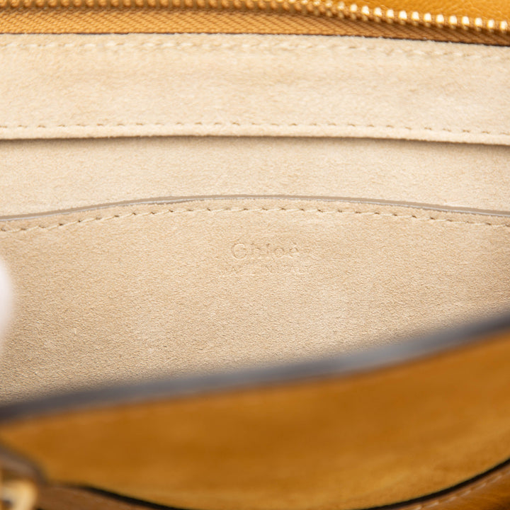 Chloé Pixie Sac Petit Cuir de veau Jaune – vue 5 – GABY PARIS