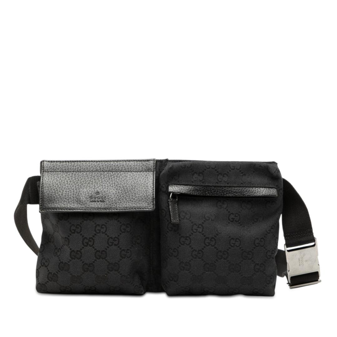 Gucci GG Toile Double Pocket Sac ceinture