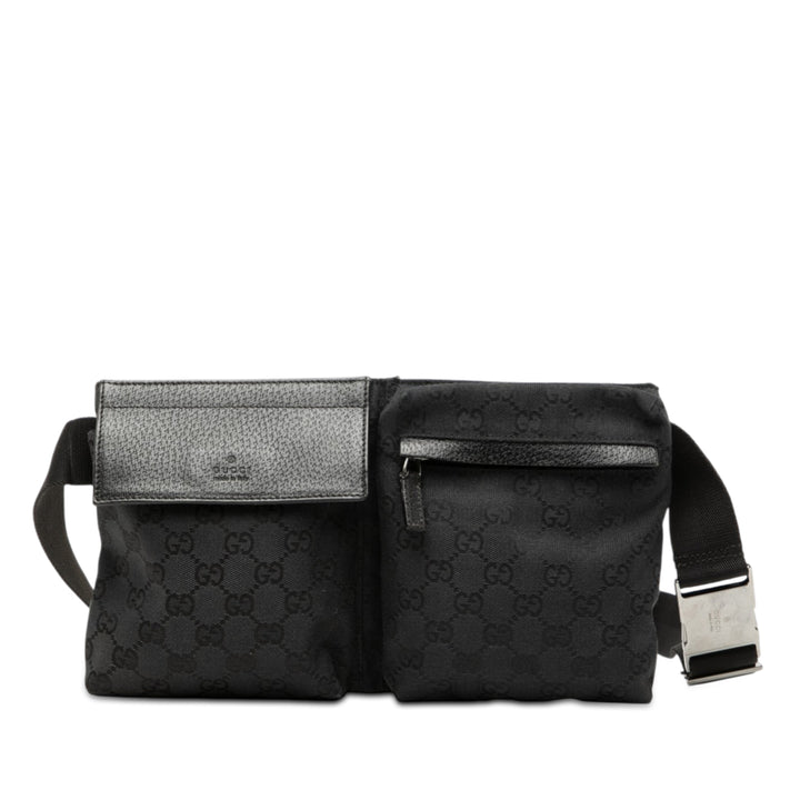Gucci GG Toile Double Pocket Sac ceinture