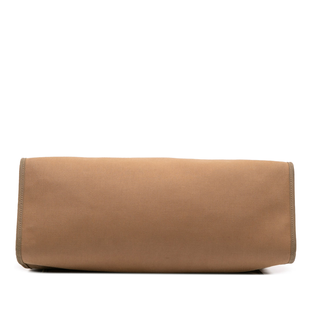 Hermès Toile Herbag Zip 39 Marron
