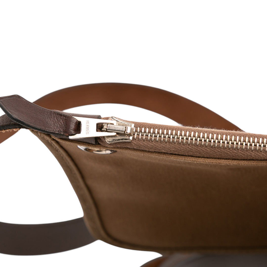 Hermès Toile Herbag Zip 39 Marron