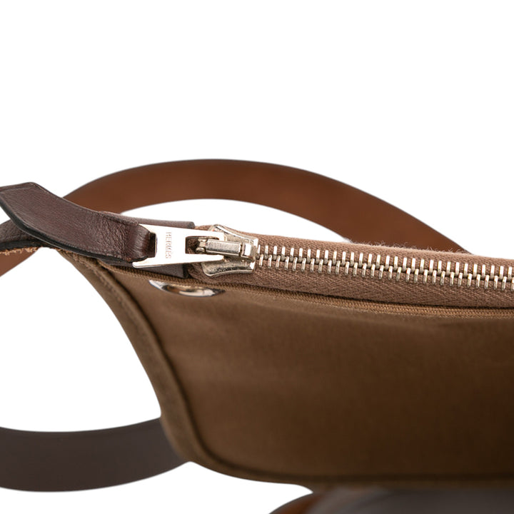 Hermès Toile Herbag Zip 39 Marron