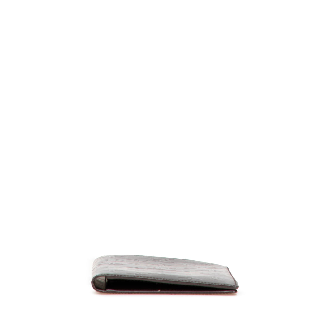 Monogram Glace Portefeuille Double Wallet Brown - Gaby Paris