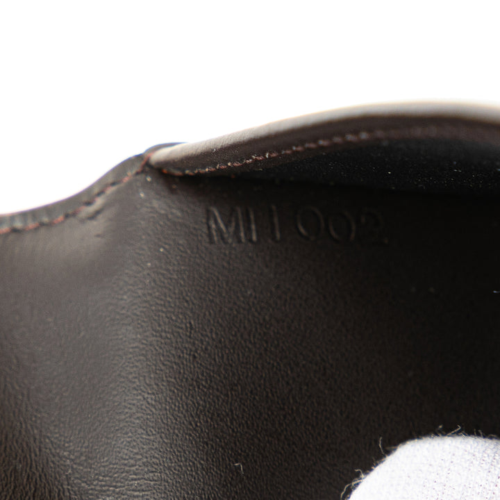 Monogram Glace Portefeuille Double Wallet Brown - Gaby Paris