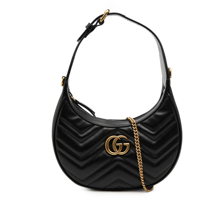 Gucci Mini GG Marmont Half Moon Sac