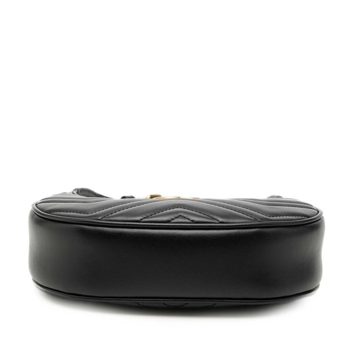 Gucci Mini GG Marmont Half Moon Sac
