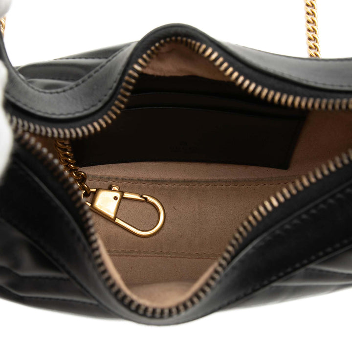 Gucci Mini GG Marmont Half Moon Sac