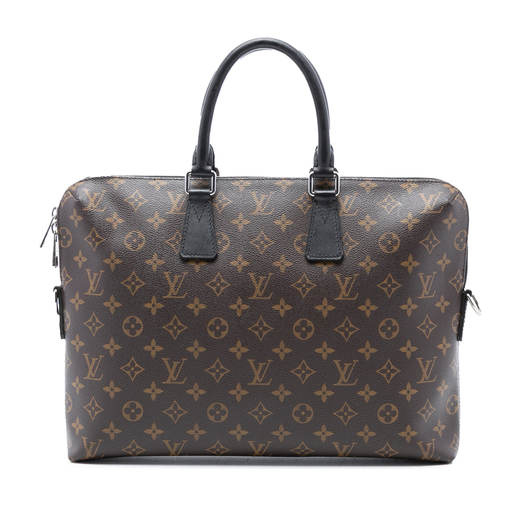 Louis Vuitton Monogram Macassar Porte Documents Jour