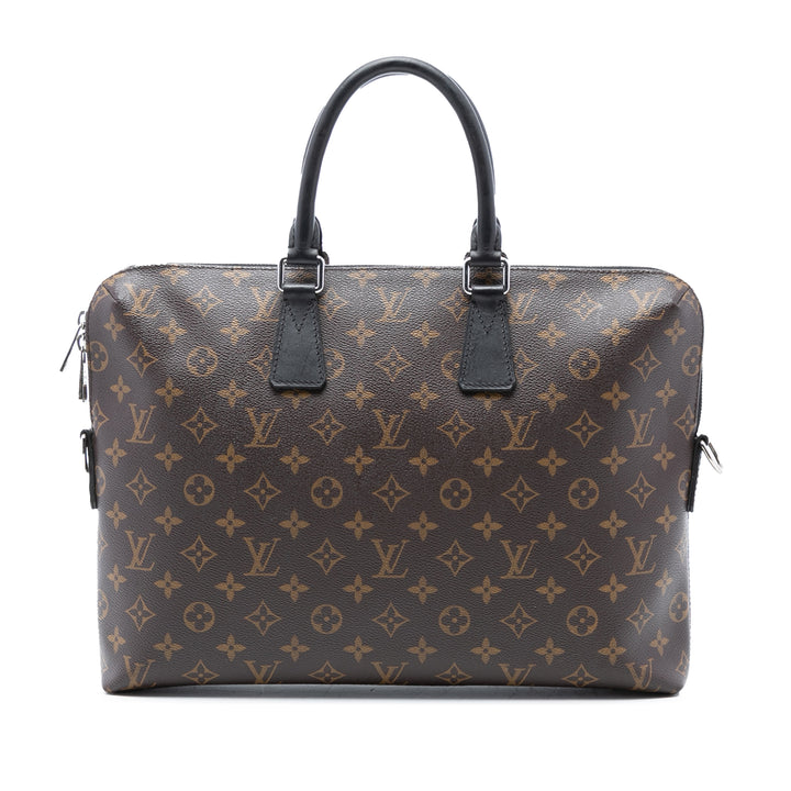 Louis Vuitton Monogram Macassar Porte Documents Jour
