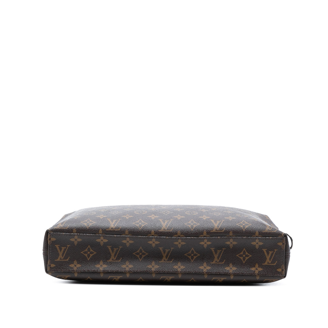 Louis Vuitton Monogram Macassar Porte Documents Jour