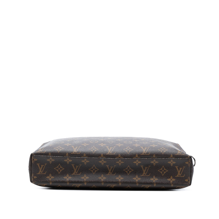 Louis Vuitton Monogram Macassar Porte Documents Jour