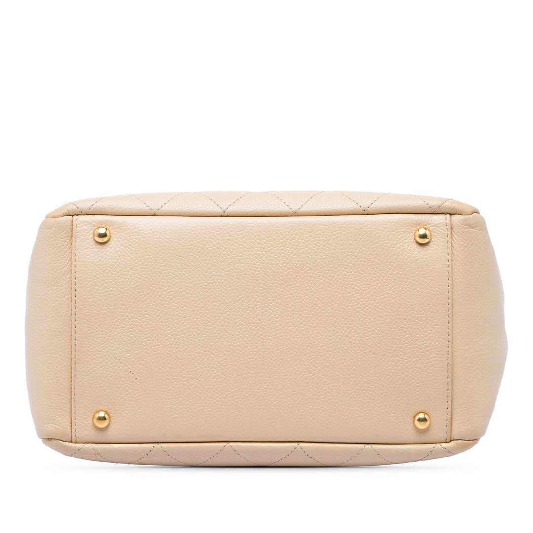 Chanel Petite Timeless Cabas Cuir caviar Marron
