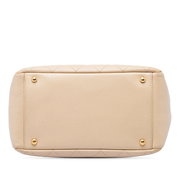 Chanel Petite Timeless Cabas Cuir caviar Marron